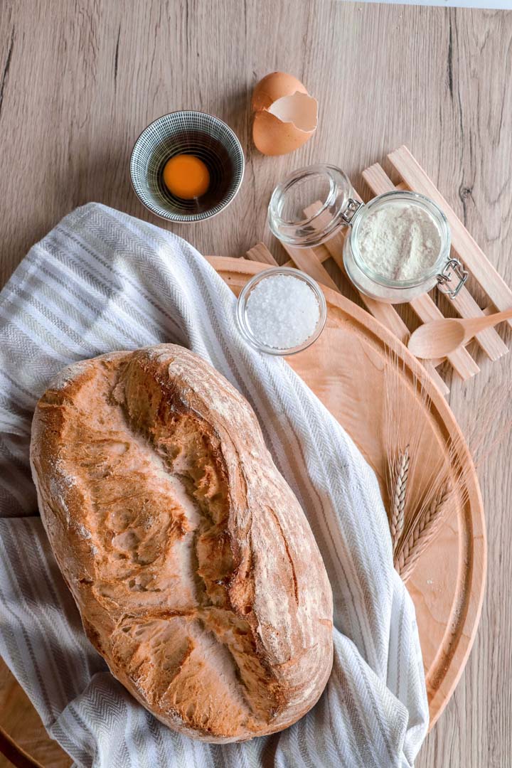 Image Domaći beli hleb bez kvasca